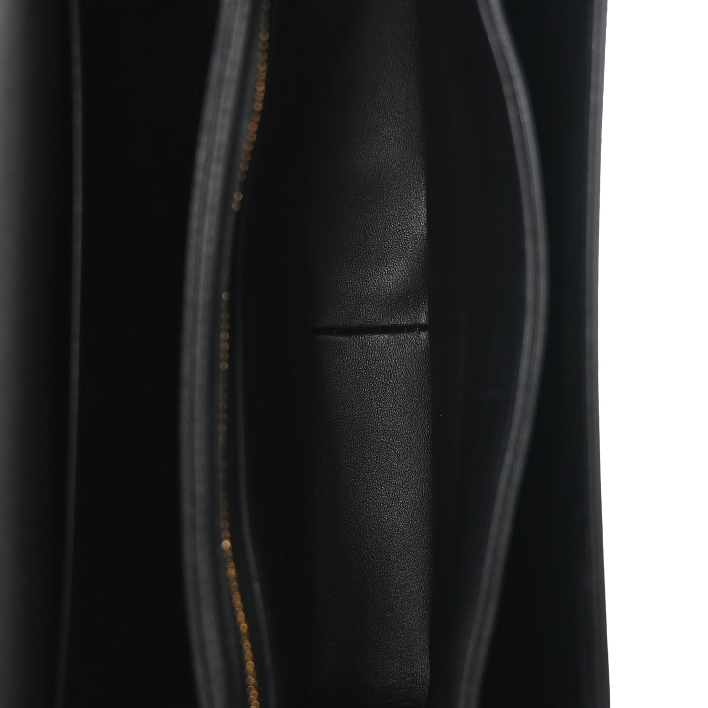 Shiny Calfskin Medium Triomphe Black
