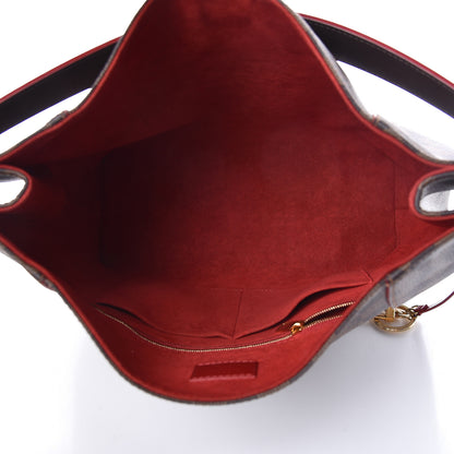 Louis Vuitton Damier Ebene Caissa Hobo Cherry 5 of 11