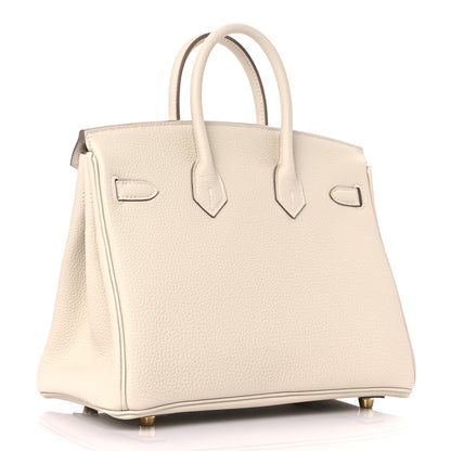 Hermes Togo Birkin 25 Craie 3 of 10