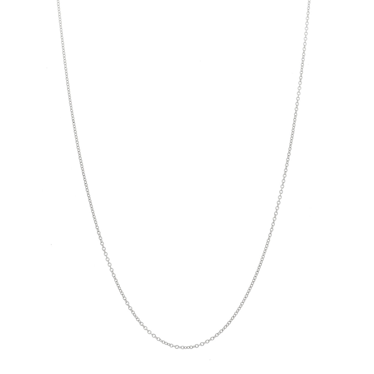 Platinum Chain Necklace 18"
