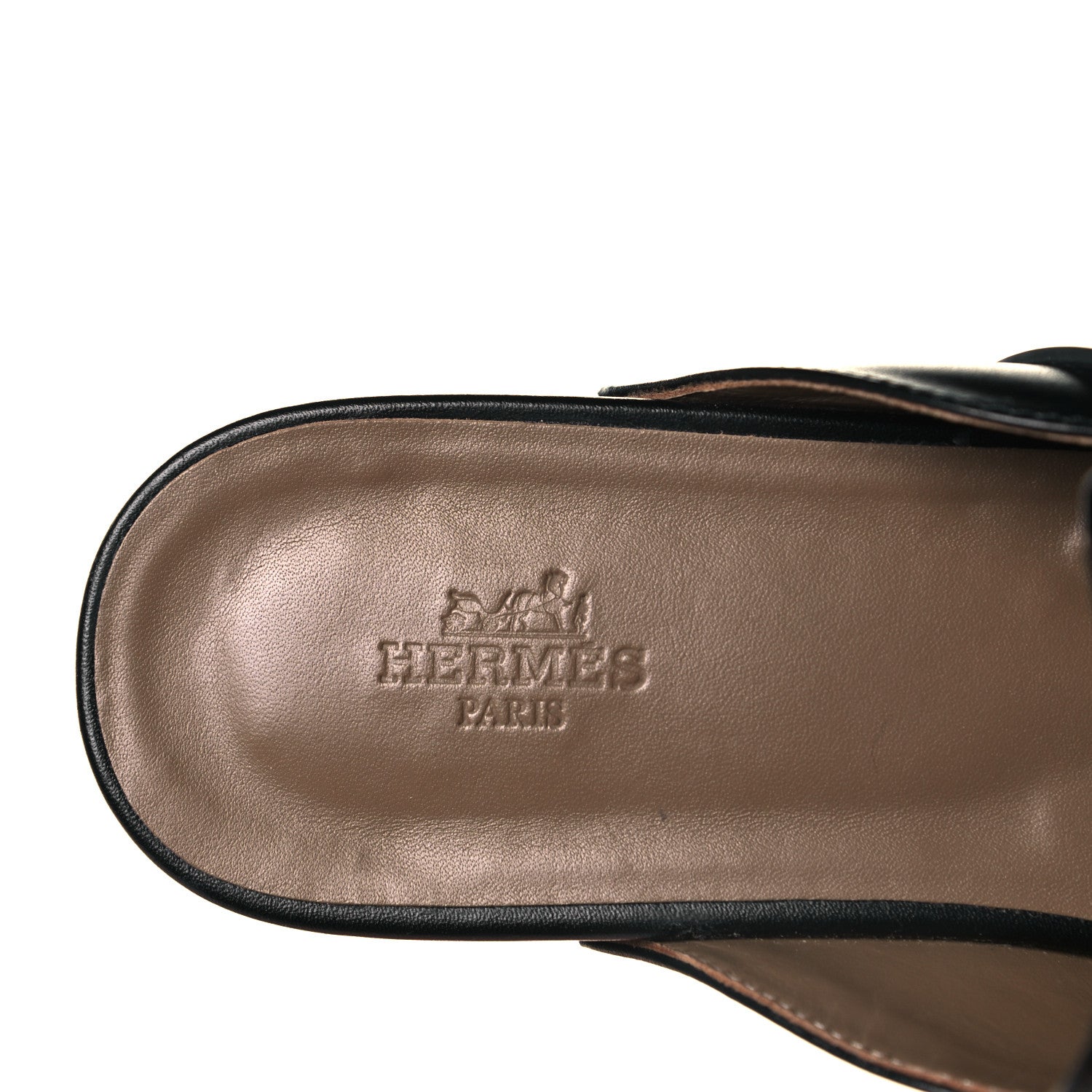 Hermes Calfskin Carlotta Mules 39 Black 8 of 11