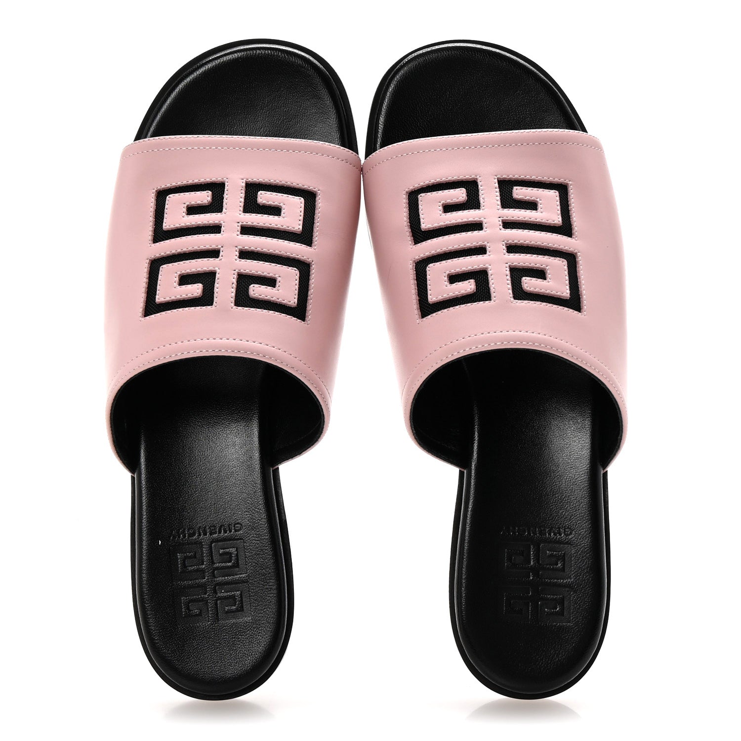 Givenchy Lambskin Mesh 4G Sandals 37 Blush Pink 2 of 10