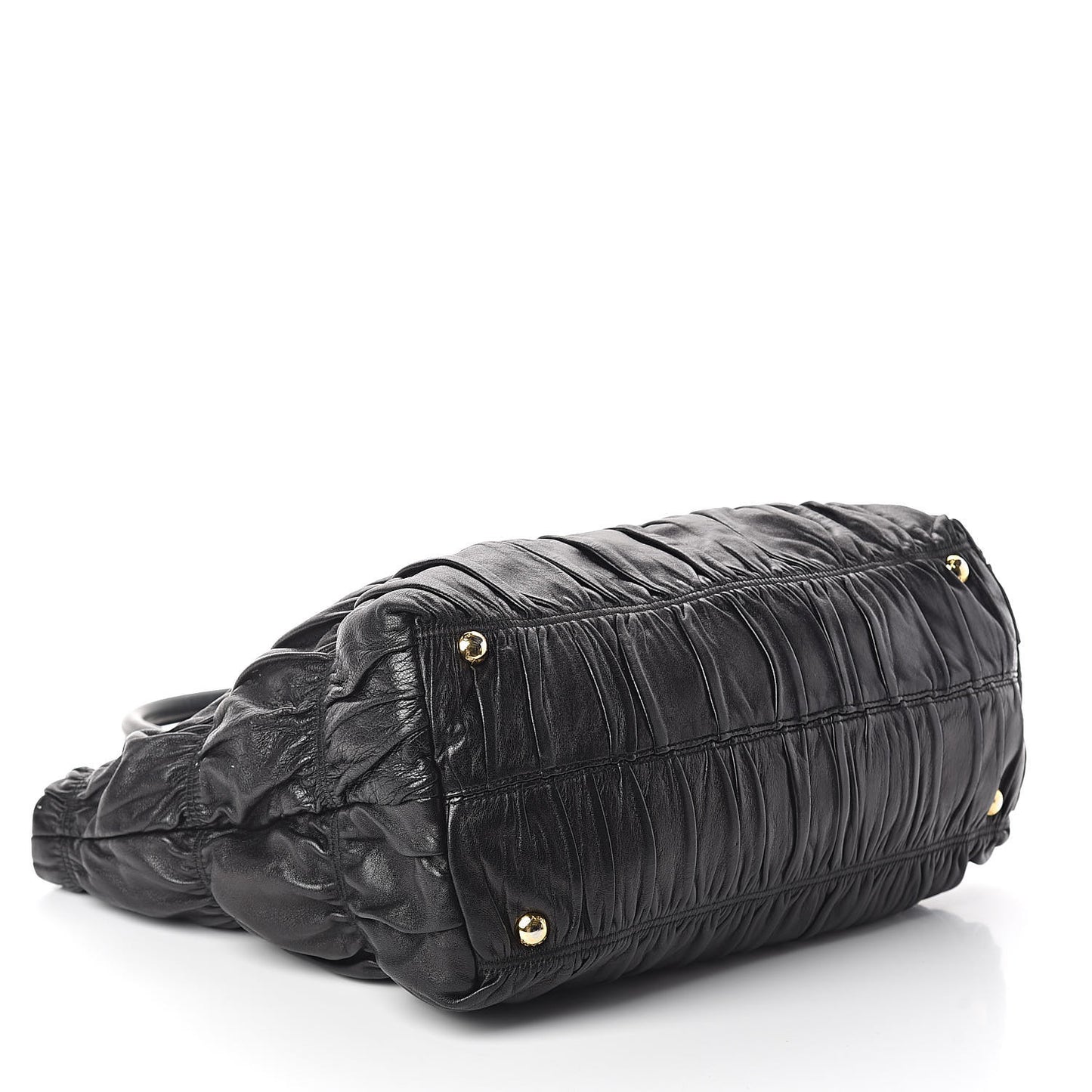 Nappa Gaufre Tote Black