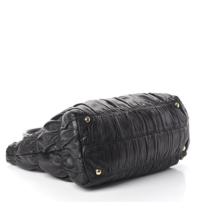 Prada Nappa Gaufre Tote Black 4 of 9