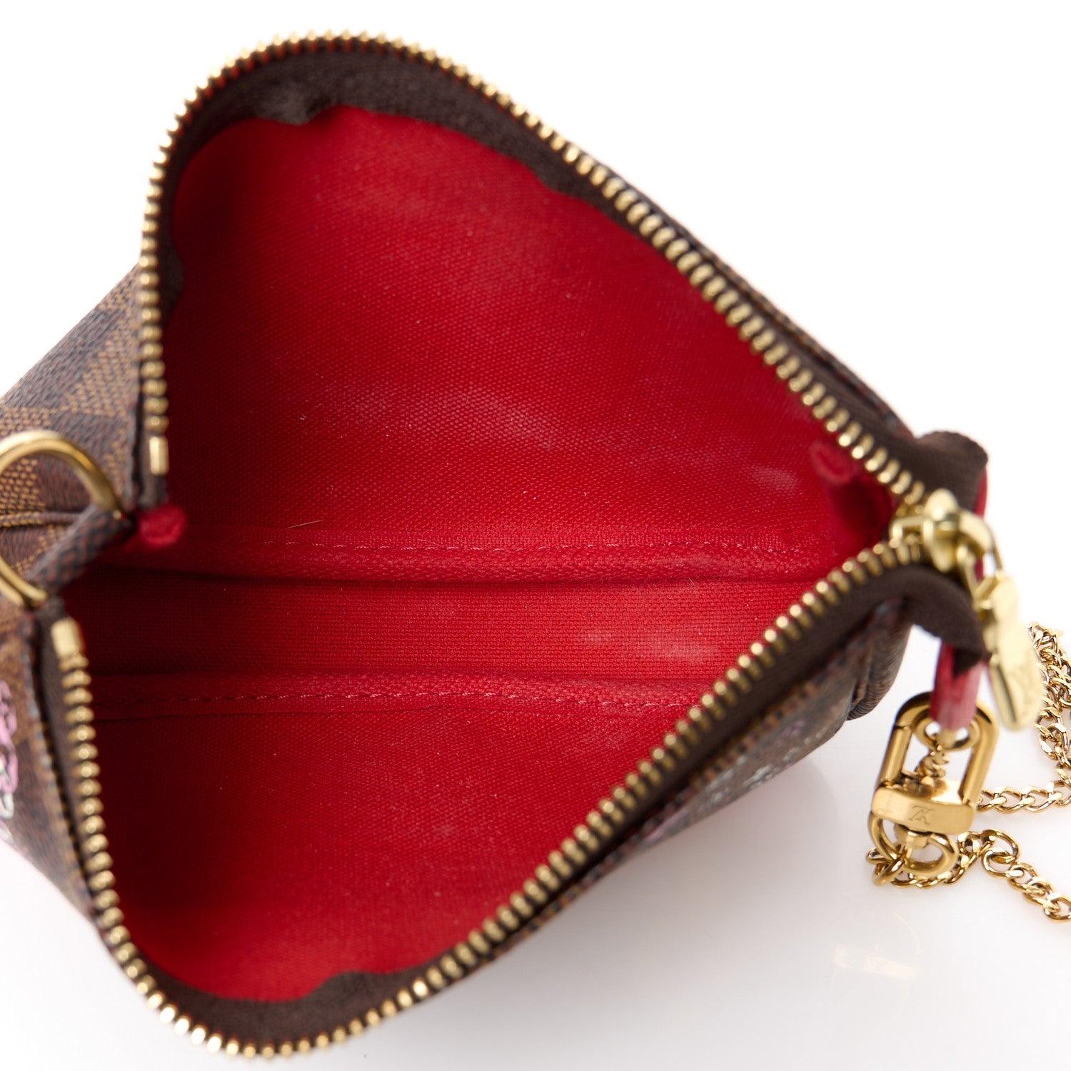 Louis Vuitton Damier Ebene 2019 Christmas Animation Mini Pochette