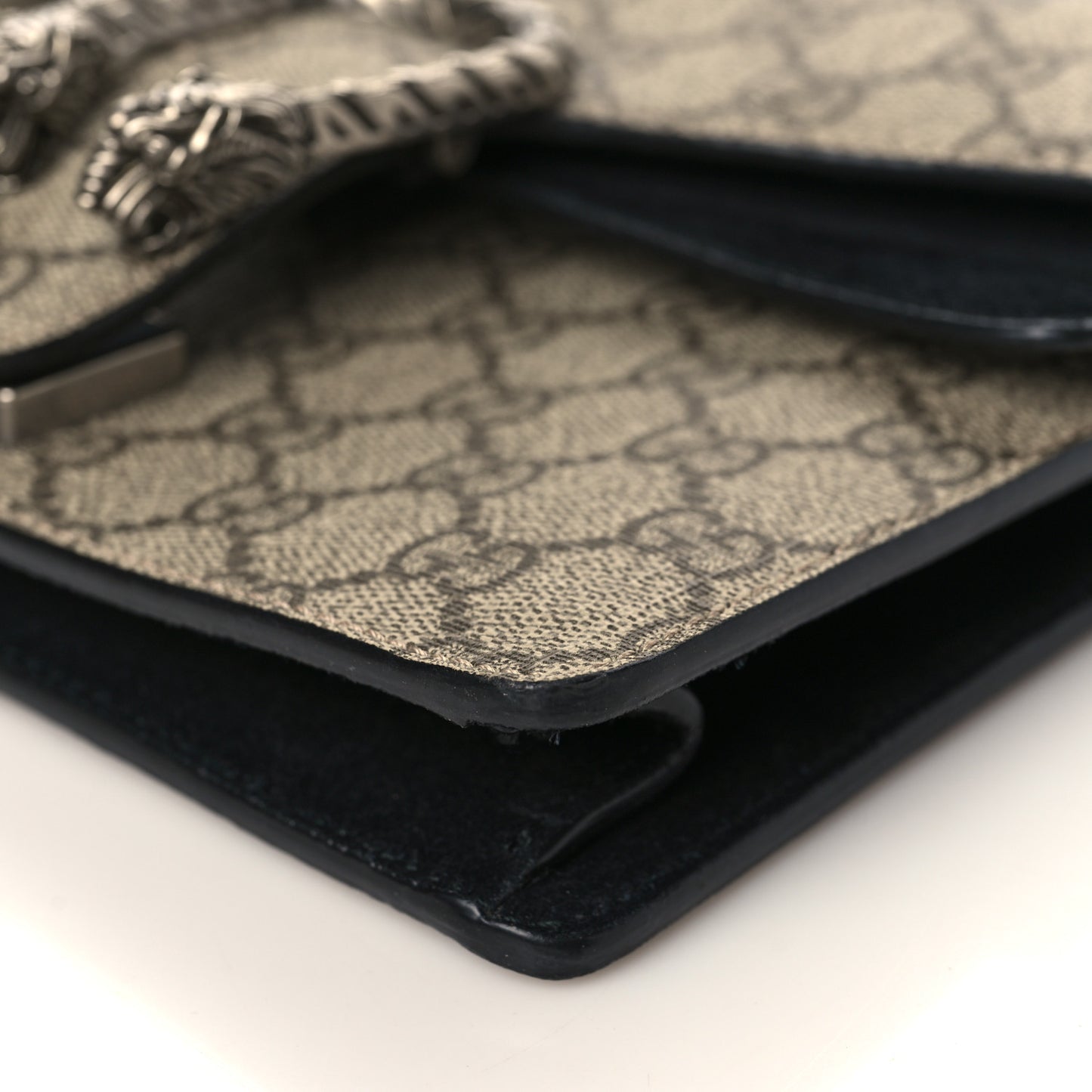 GG Supreme Monogram Mini Dionysus Shoulder Bag Black