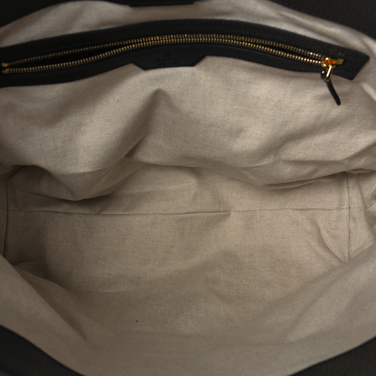Gucci Jacquard Black Denim GG Monogram Medium Ophidia Shopping Tote Black Ivory 5 of 9