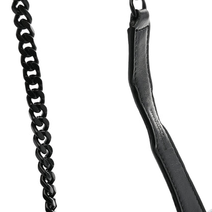 Saint Laurent Calfskin Y Quilted Monogram Monochrome Medium Loulou Chain Satchel Black 11 of 11