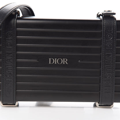 Christian Dior X RIMOWA Aluminum Personal Clutch On Strap Black 12 of 13