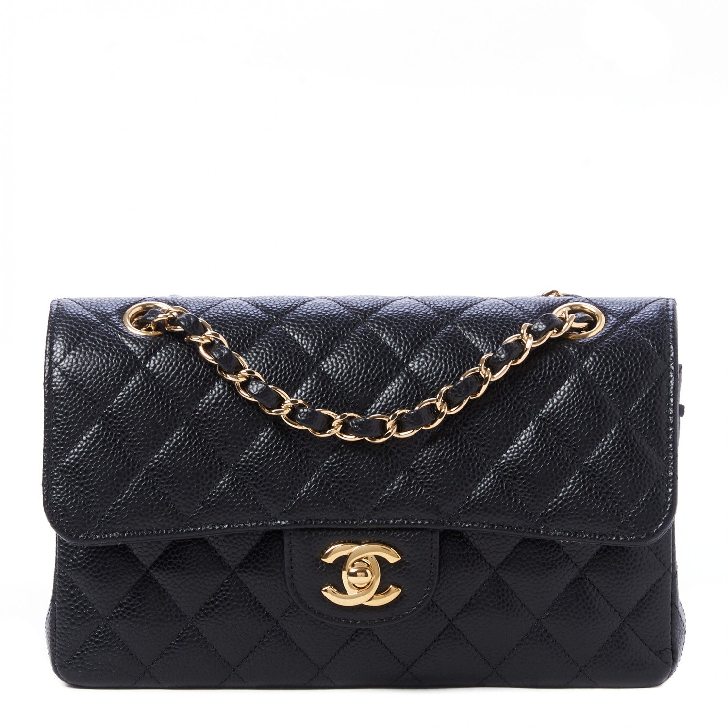 Chanel Caviar Quilted Small Double Flap Black 1 of 11
