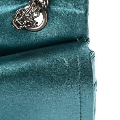 Chanel Metallic Calfskin Quilted 2.55 Reissue 227 Flap Turquoise 11 of 12