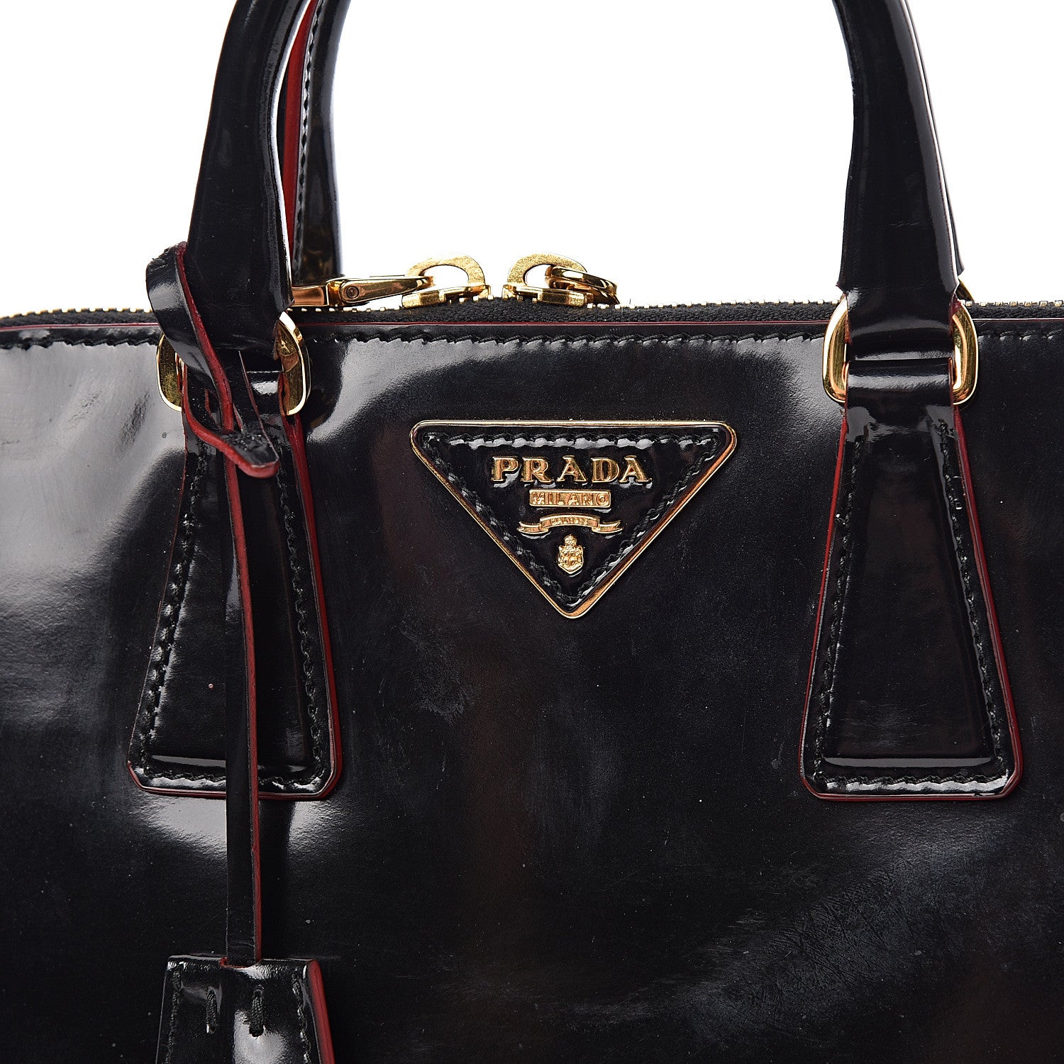 Prada Spazzolato Mini Promenade Tote Black 9 of 9