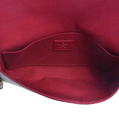 Louis Vuitton Monogram Pochette Felicie Chain Wallet Fuchsia 8 of 18