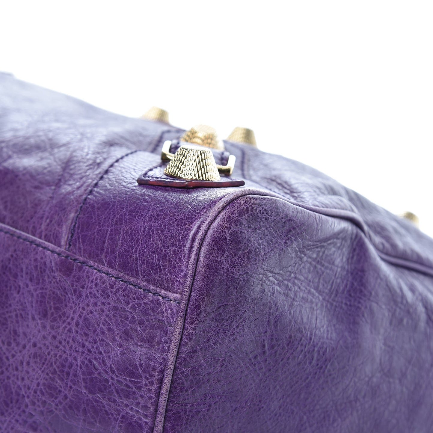 Agneau Giant 21 Gold Hardware Velo Dark Violet
