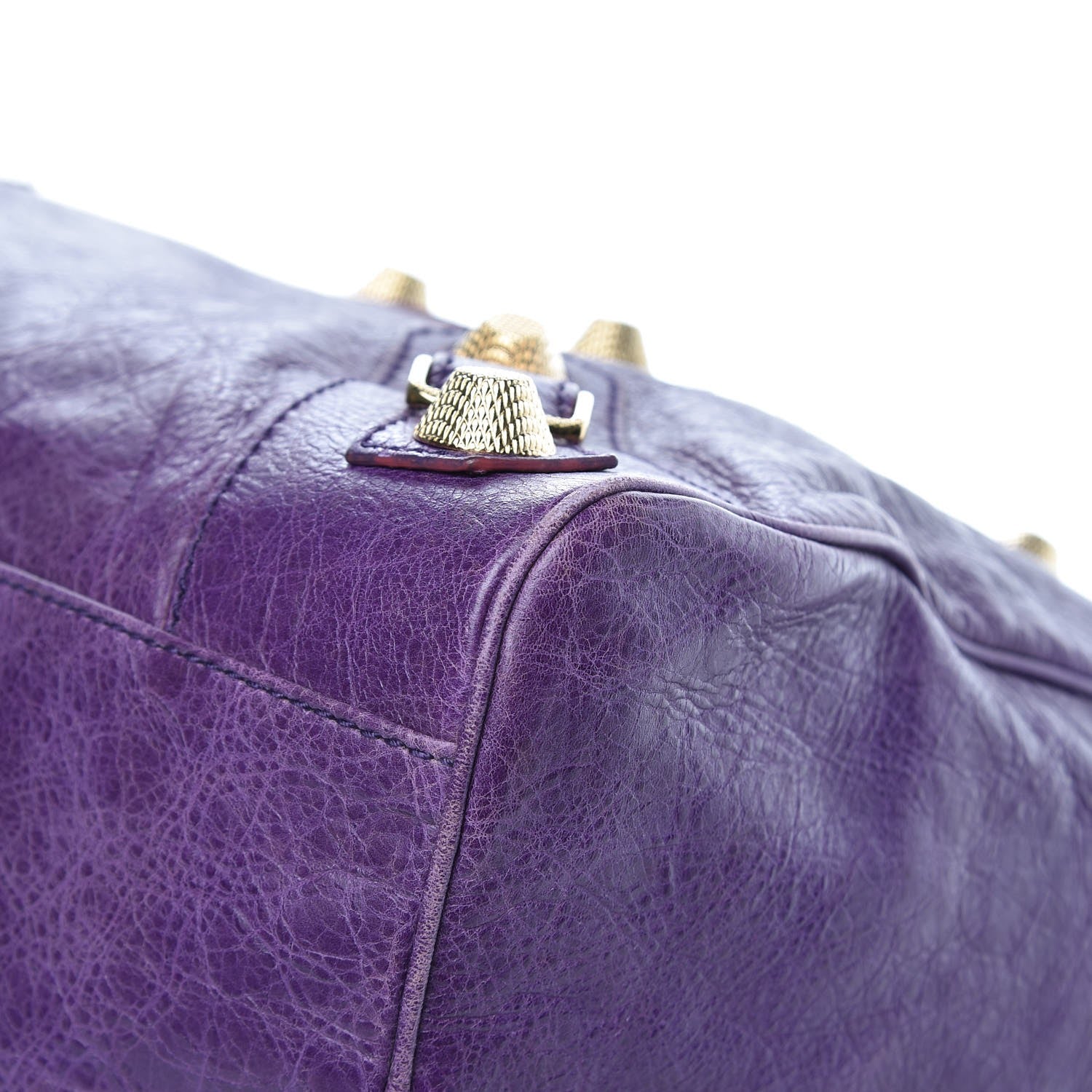 Balenciaga Agneau Giant 21 Gold Hardware Velo Dark Violet 9 of 12