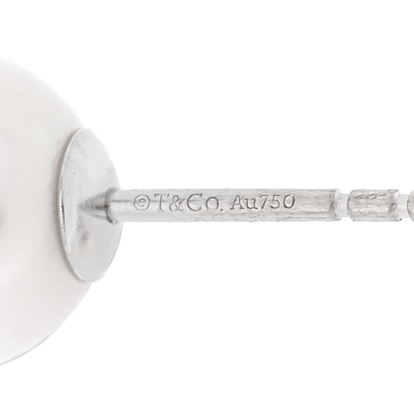 18K White Gold Akoya Cultured Pearl 8.5-9mm Signature Earrings