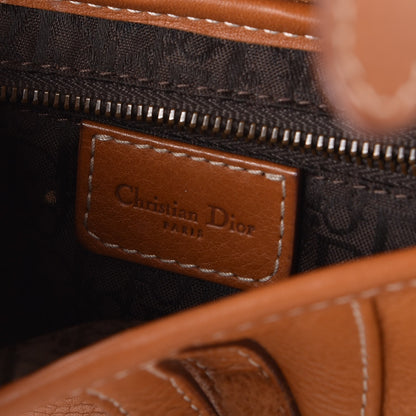 Christian Dior Calfskin Saddle Bag Tan 6 of 13