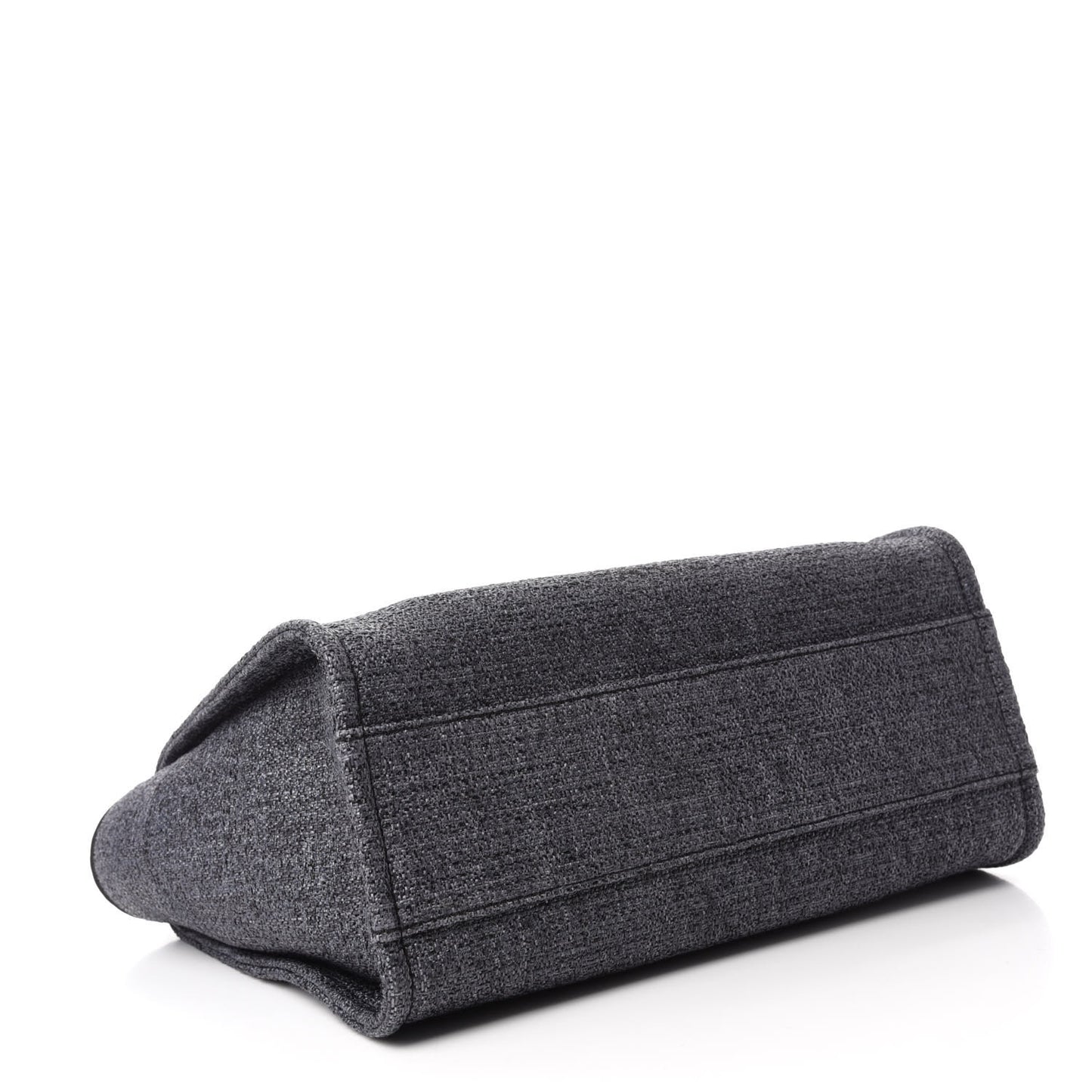 Lurex Boucle Small Deauville Tote Black