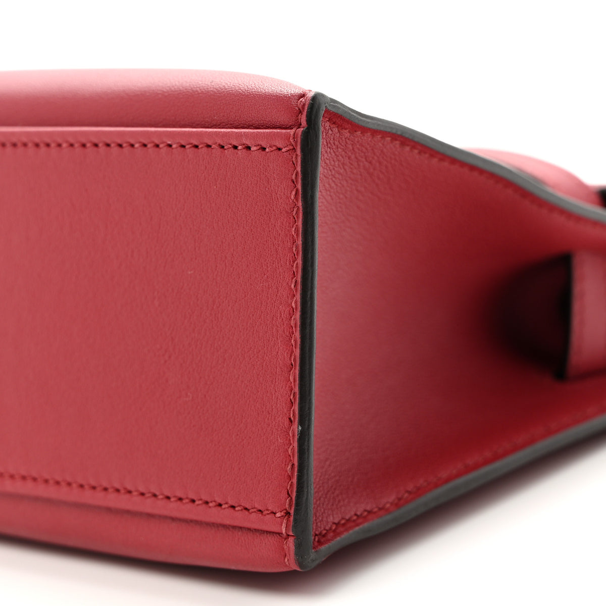 Hermes Swift Kelly Pochette Clutch Rouge Grenat 10 of 10