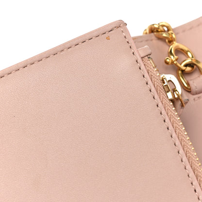 Saint Laurent Smooth Calfskin Classic Monogram Kate Tassel Chain Wallet Pale Pink 11 of 19