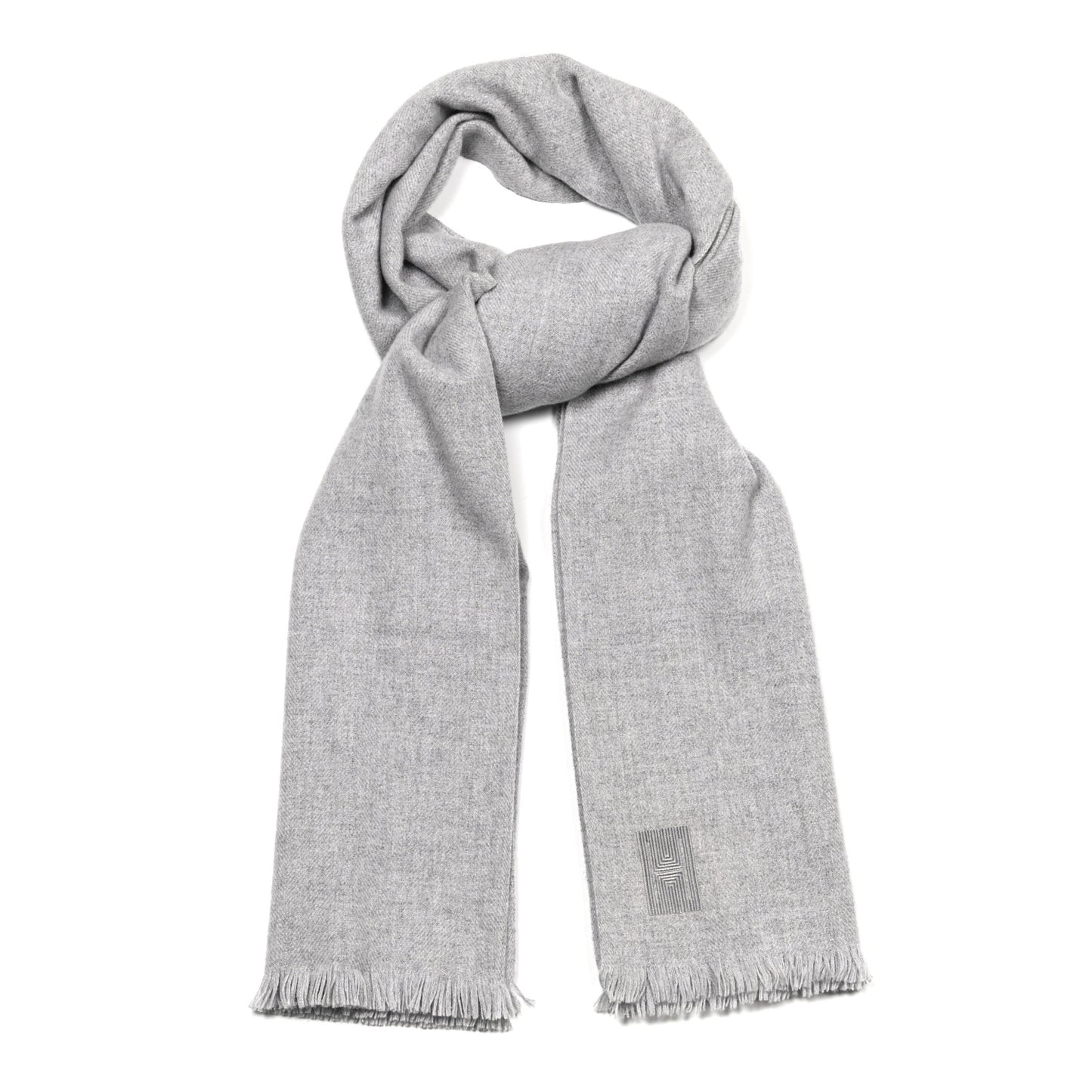 Cashmere Stole Scarf Gris Flanelle