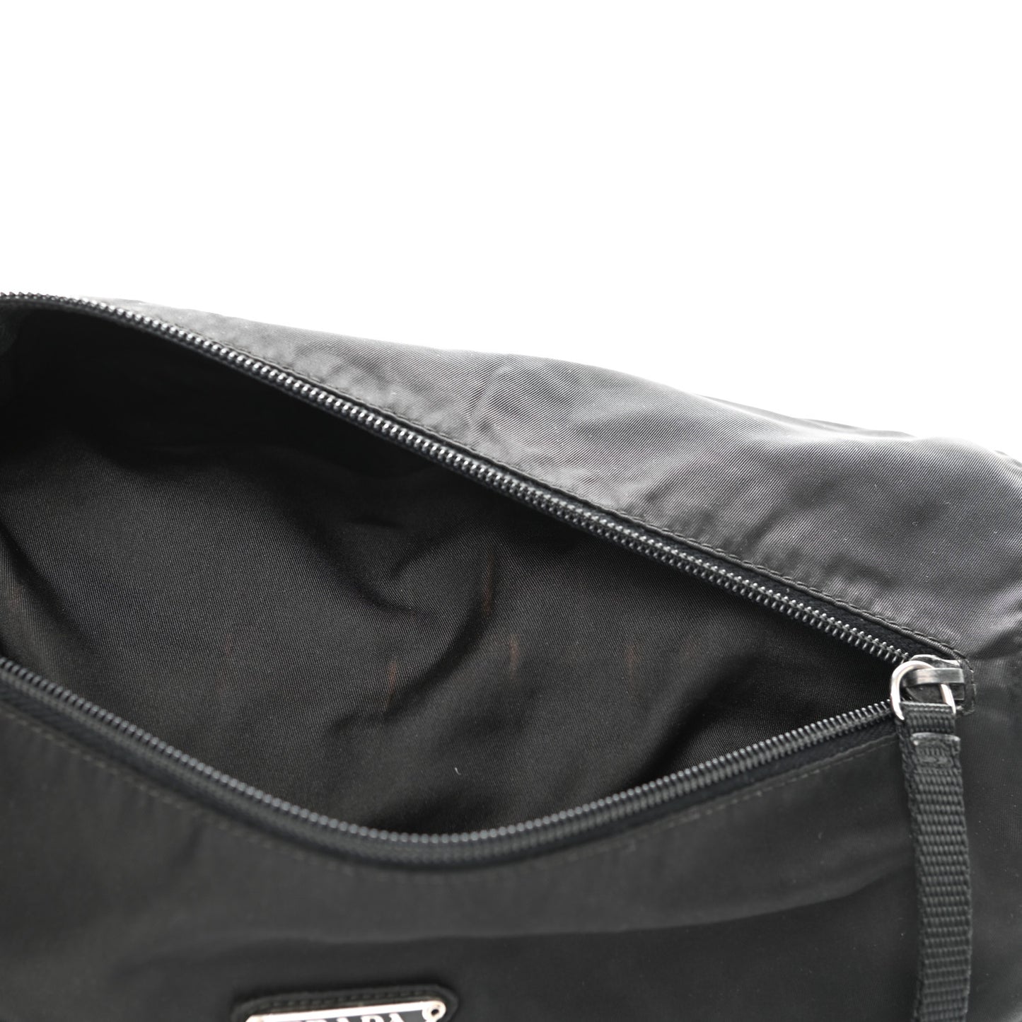 Nylon Vela Messenger Bag Black