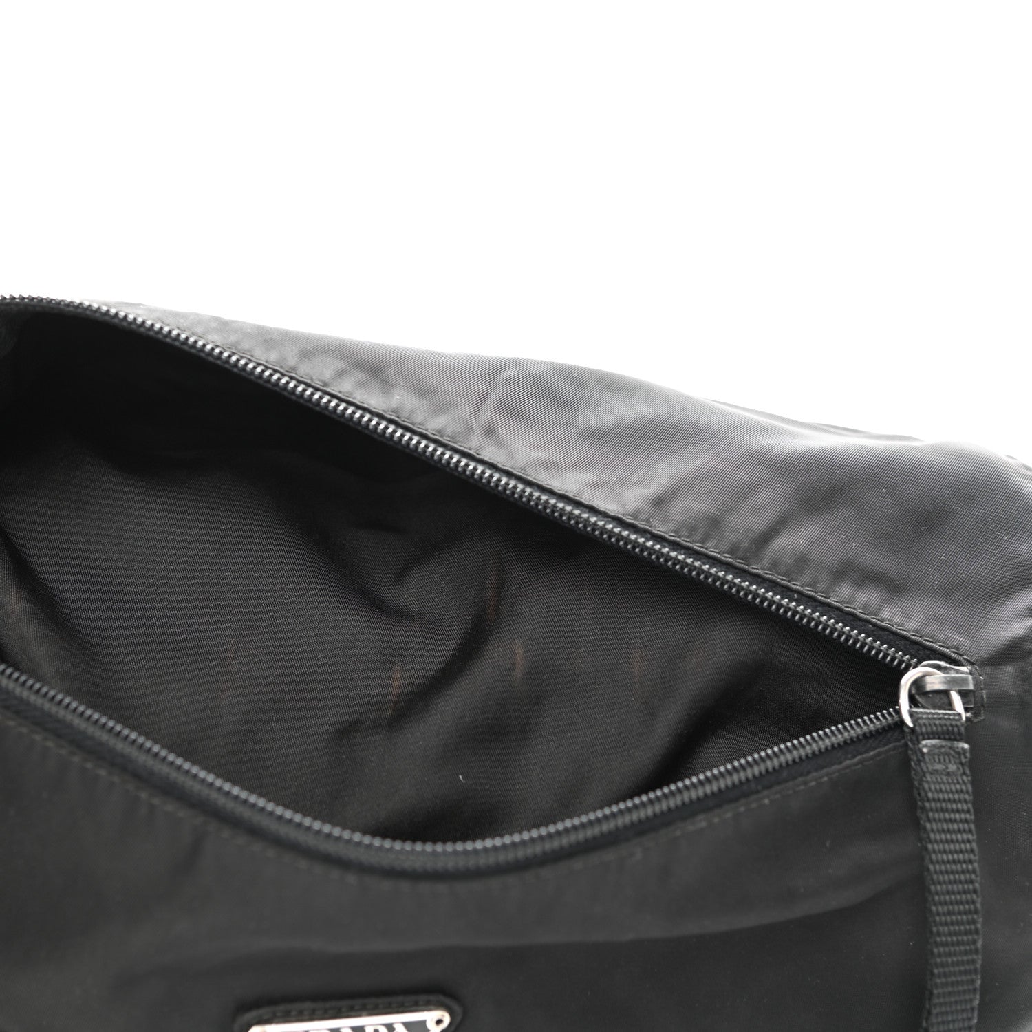 Prada Nylon Vela Messenger Bag Black 12 of 14