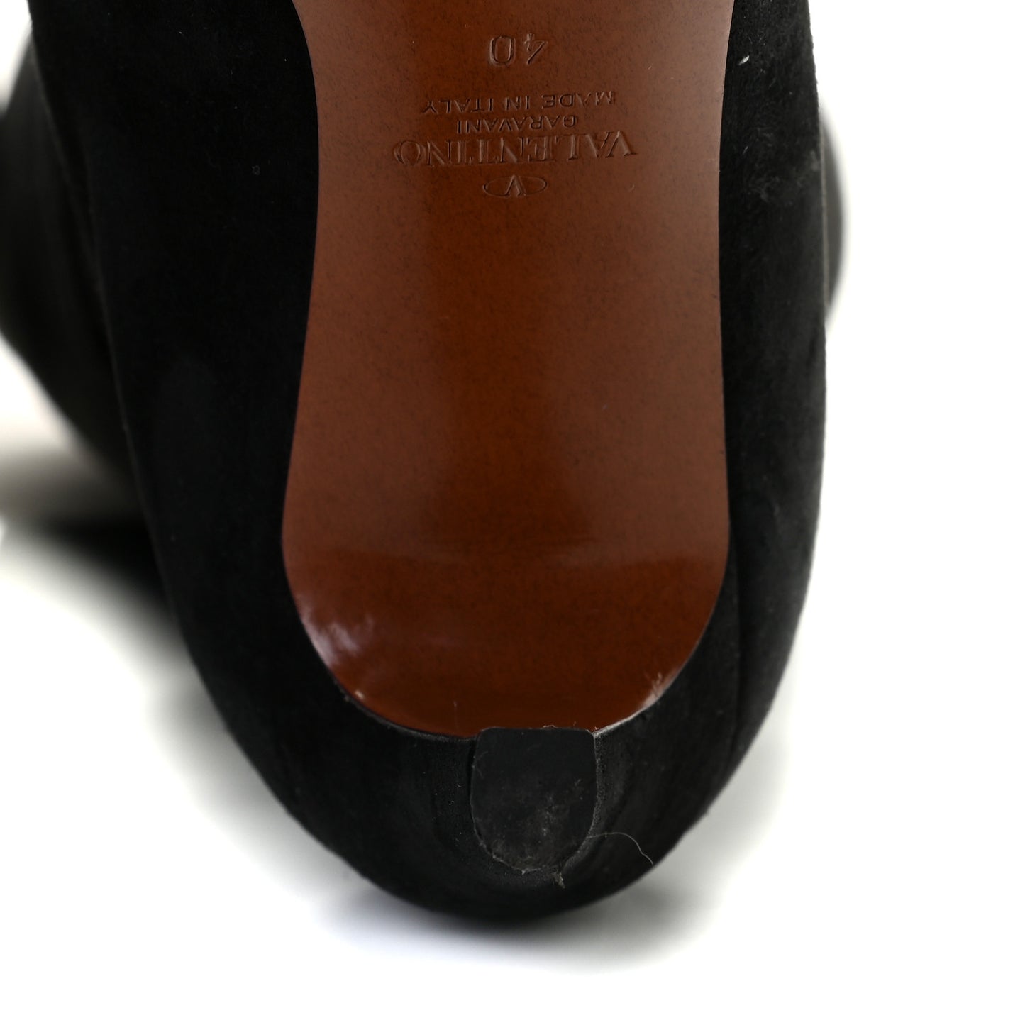 Suede VLogo Boots 40 Black