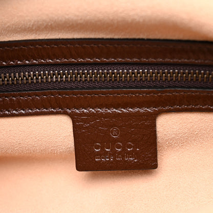 Gucci Snakeskin Matelasse Large GG Marmont Slim Tote Brown 6 of 12