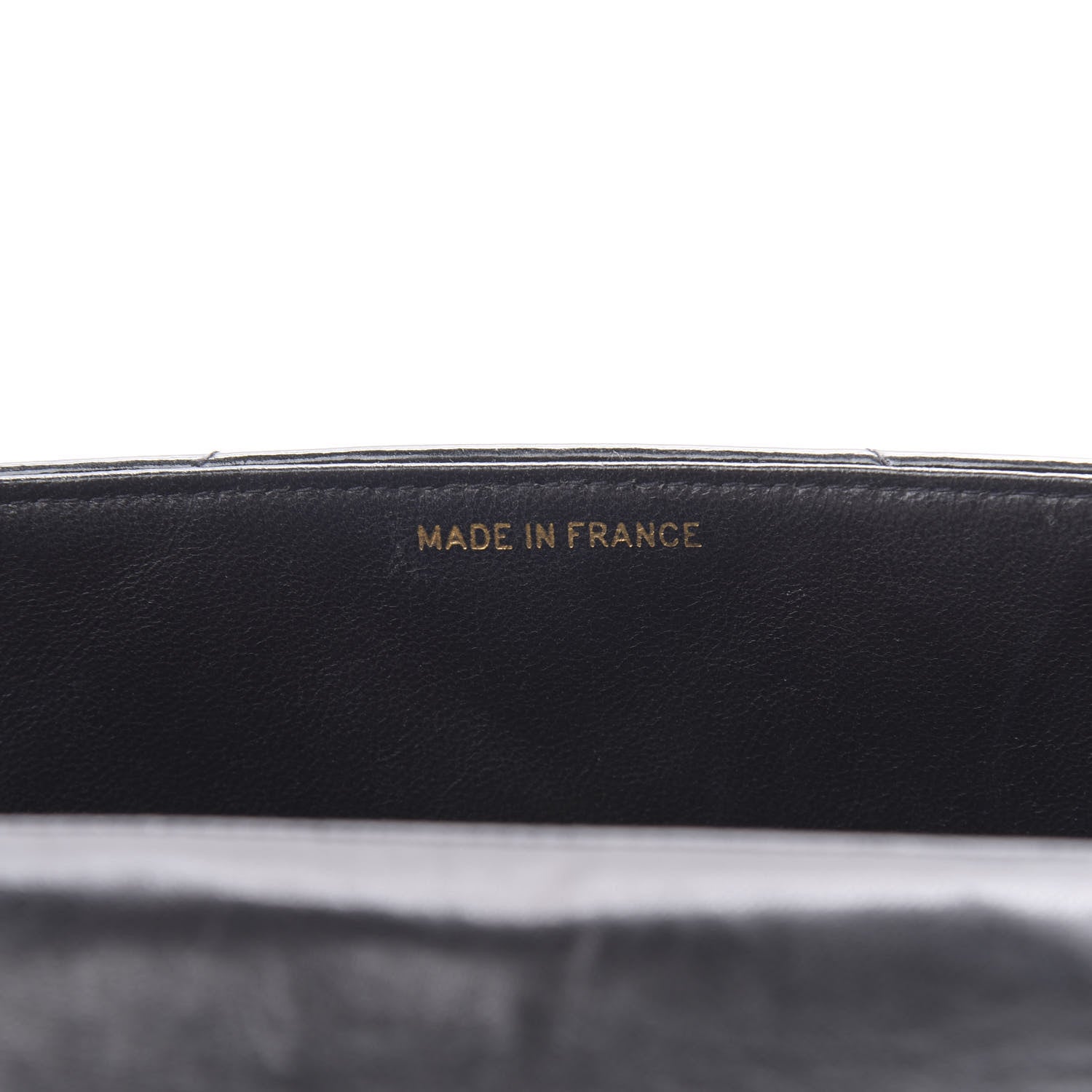 Chanel Patent Chevron Top Handle Flap Black 7 of 14