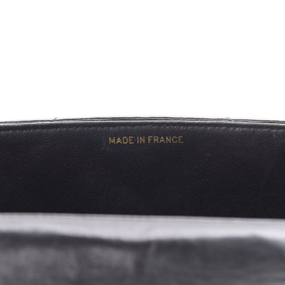 Chanel Patent Chevron Top Handle Flap Black 7 of 14