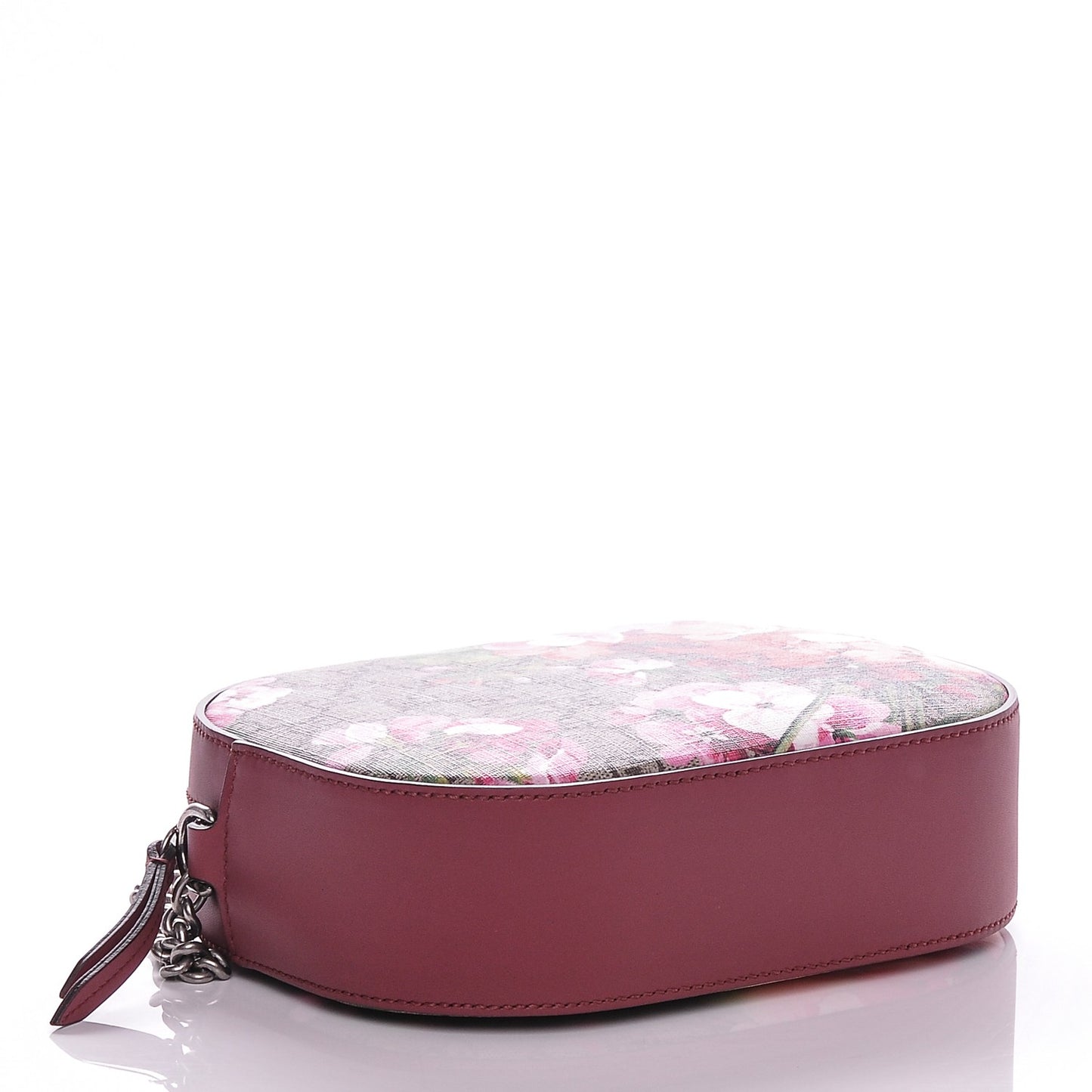 GG Supreme Monogram Blooms Mini Chain Shoulder Bag Beige Multicolor Dry Rose