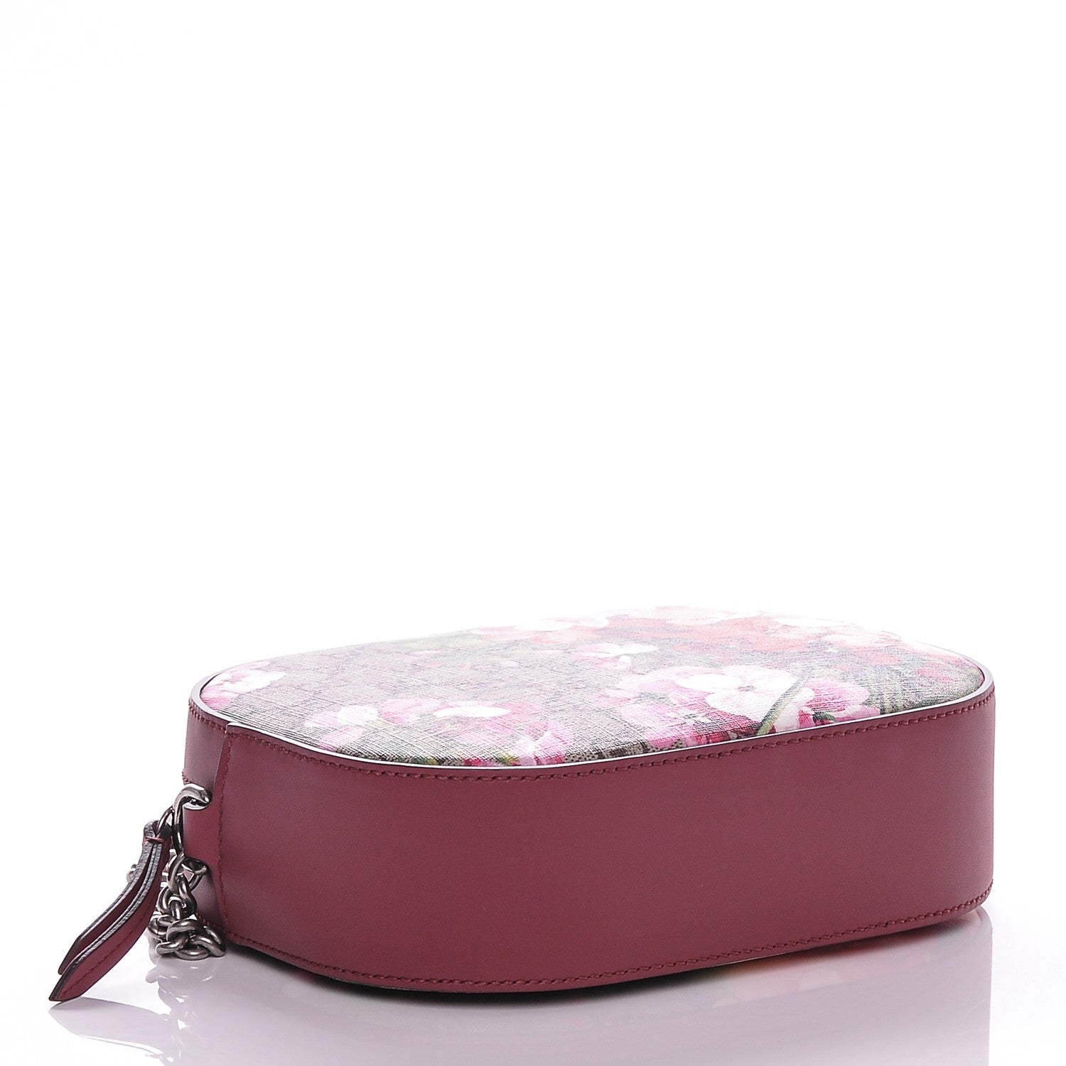 Gucci GG Supreme Monogram Blooms Mini Chain Shoulder Bag Beige Multicolor Dry Rose 4 of 6