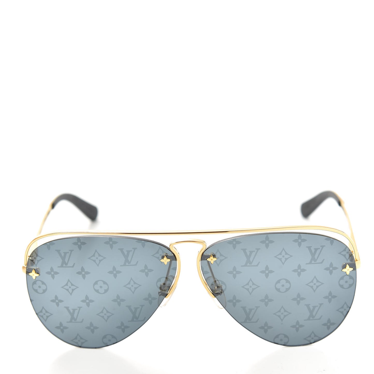 Metal Monogram Grease Sunglasses Z1172W Gold
