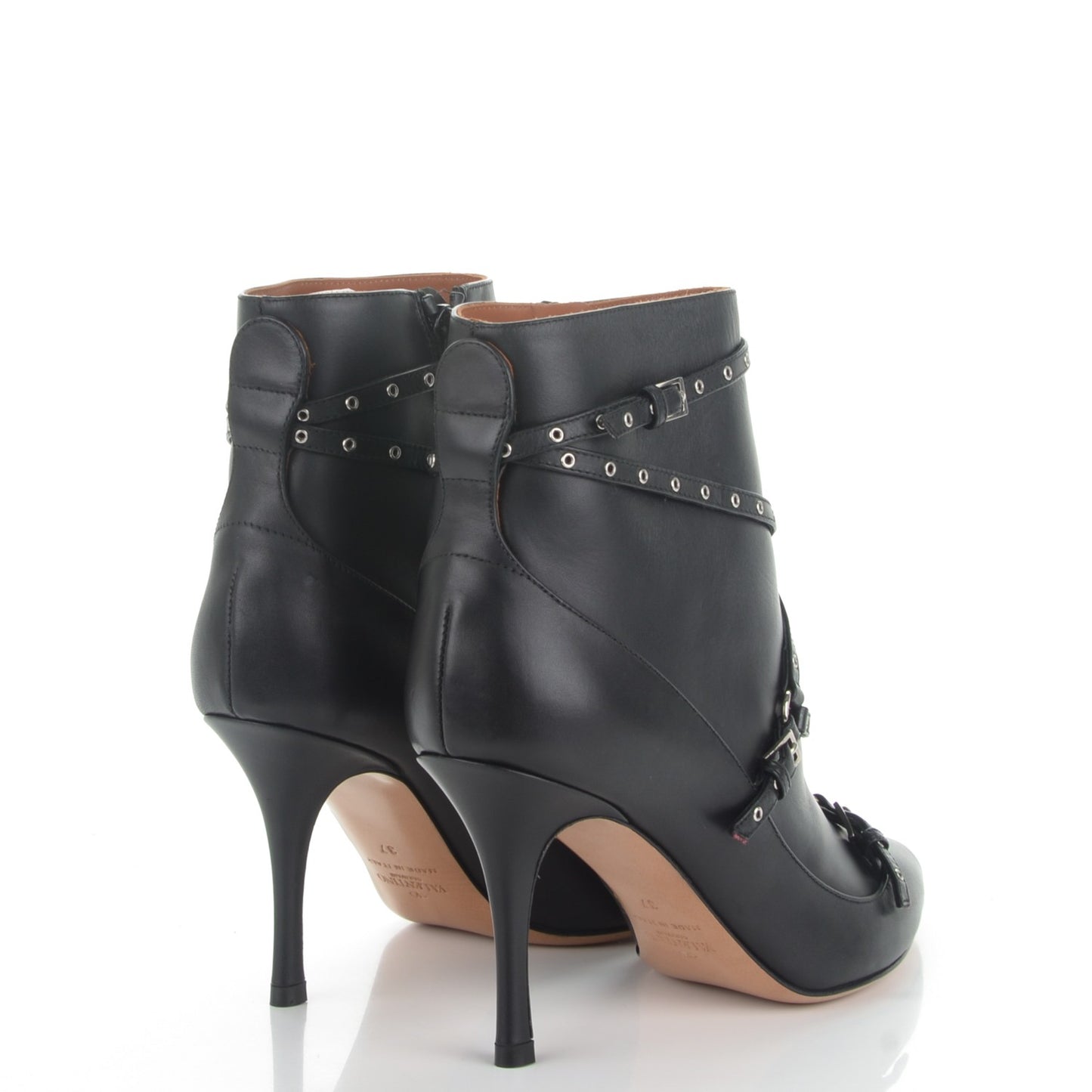 Nappa Love Latch 100mm Ankle Boots 37 Black