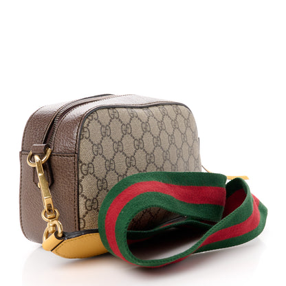 Gucci GG Supreme Monogram Web Neo Vintage Shoulder Bag Beige New Acero Crop 3 of 12