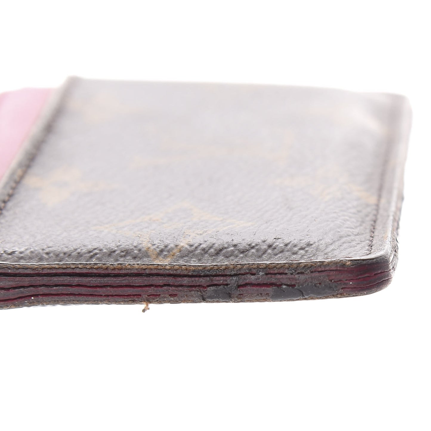 Monogram Card Holder Fuchsia