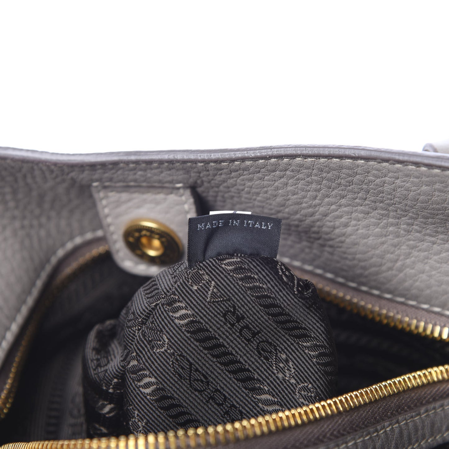 Vitello Daino Shoulder Bag Argilla