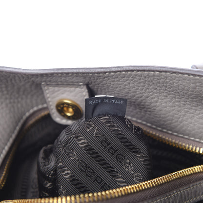 Prada Vitello Daino Shoulder Bag Argilla 6 of 9