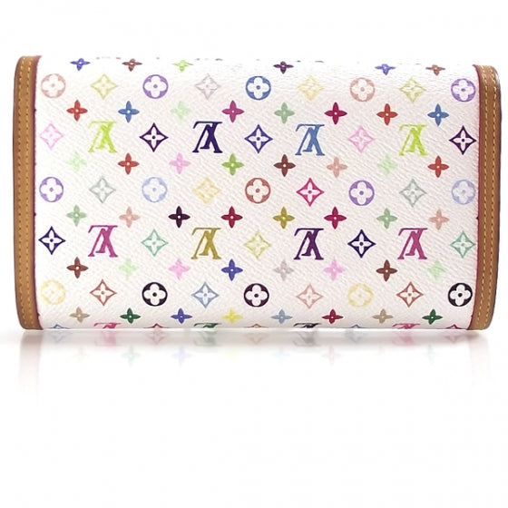 Monogram Multicolor Porte Tresor International Wallet White