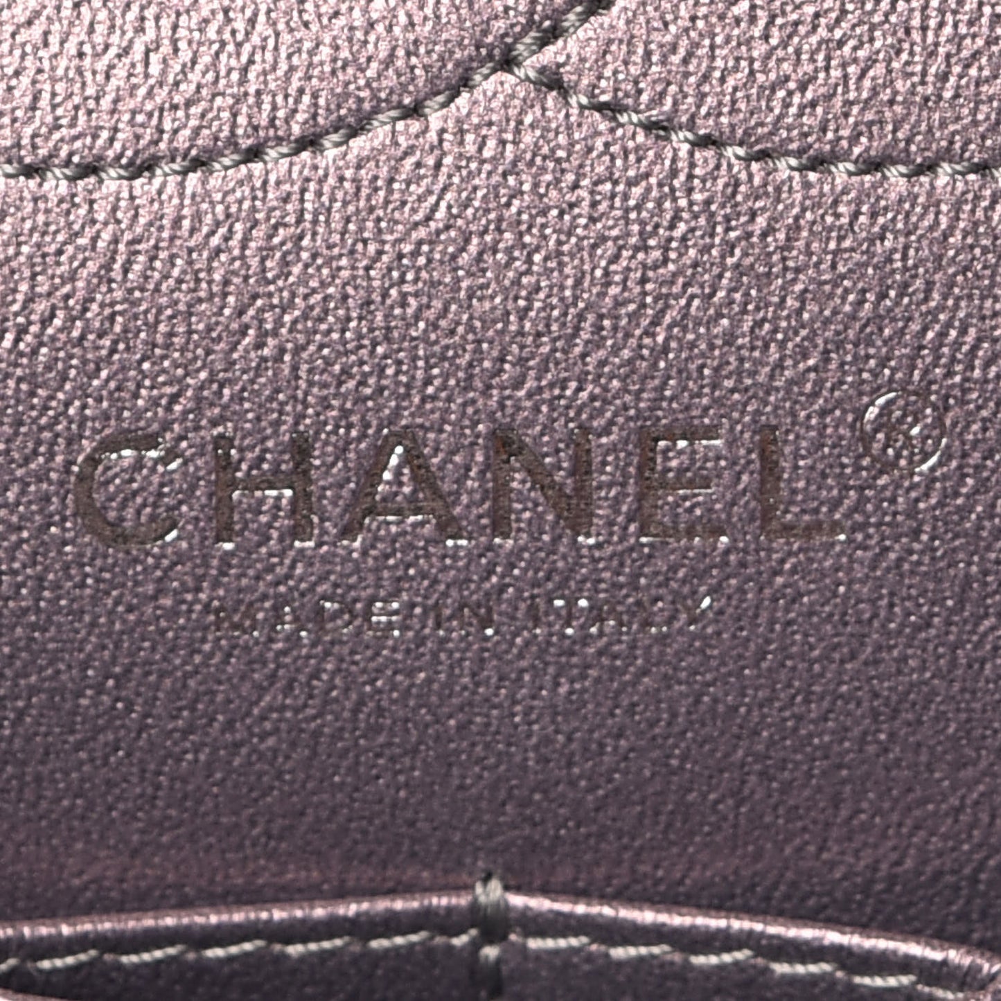 Iridescent Lambskin Quilted 2.55 Reissue 226 Flap Light Purple