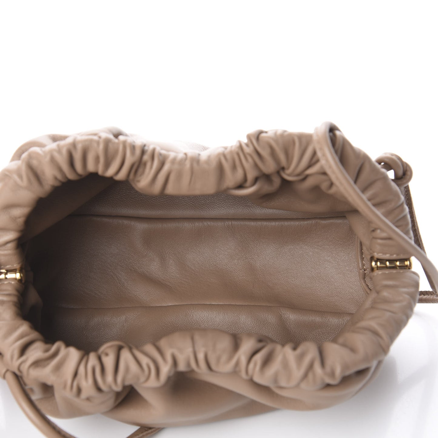 Lambskin Cloud Mini Clutch Biscotto