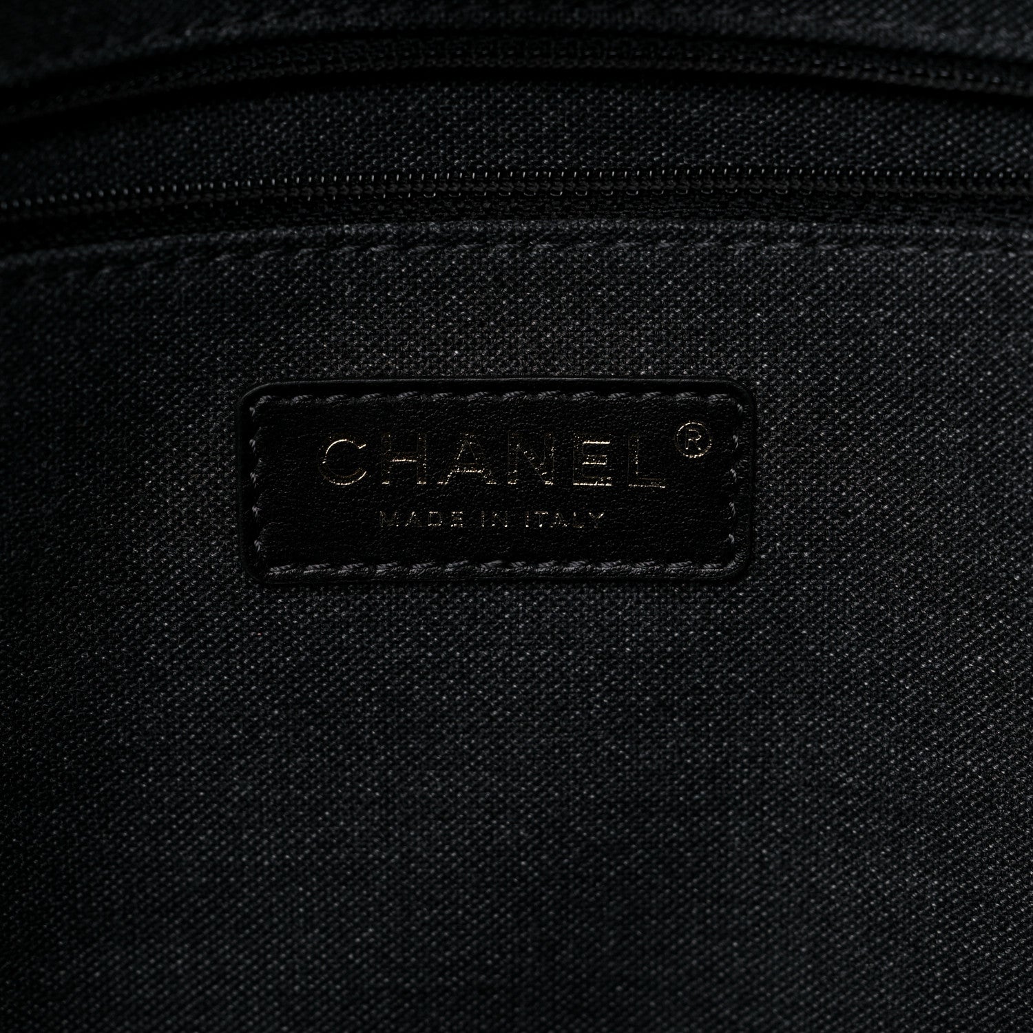 Chanel Calfskin Medium Deauville Tote Black 6 of 9