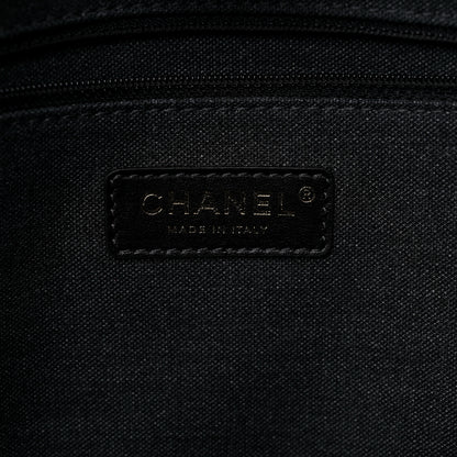 Chanel Calfskin Medium Deauville Tote Black 6 of 9