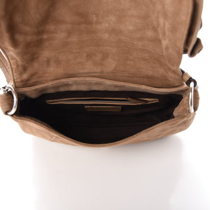 Saint Laurent Suede Nadja Shoulder Bag Brown 5 of 9