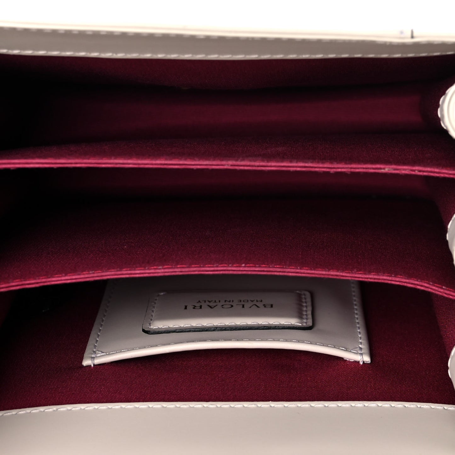 Calfskin Serpenti Forever Top Handle White