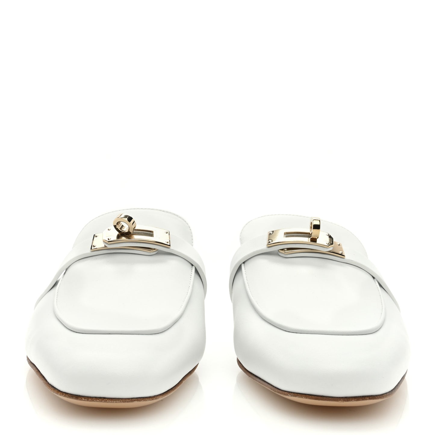 Calfskin Oz Mules 41 White