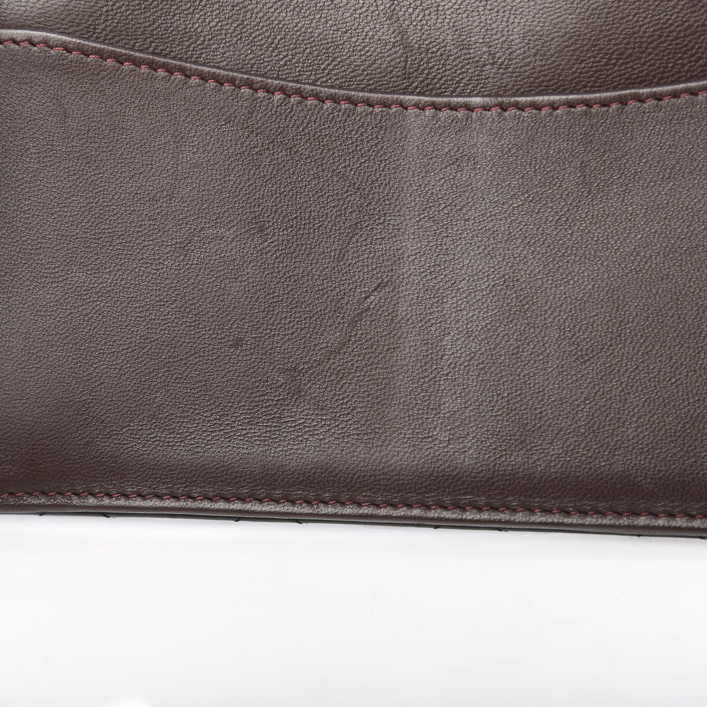 Lambskin Quilted Yen Wallet Black