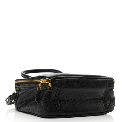 Balenciaga Agneau S Blanket Square Tote Black 4 of 10
