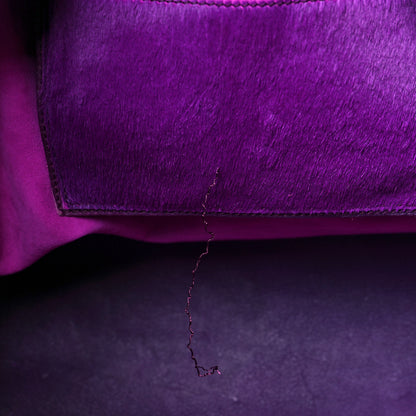 Balenciaga Ponyhair A4 Zip Around Tote Purple 10 of 13